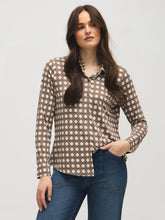 Geo Print Blouse