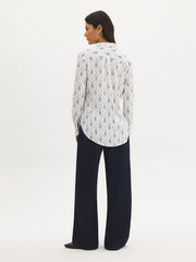 Printed Utility Blouse