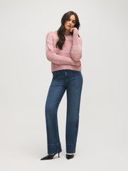 Multi-Stitch Knit Sweater