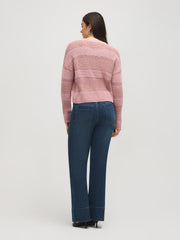 Multi-Stitch Knit Sweater
