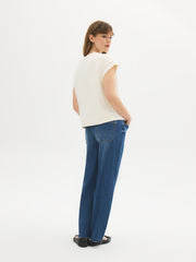 Cotton-Blend French Terry Top