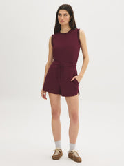 Cloud Fleece Curved Hem Shorts