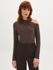 Asymmetrical Off-Shoulder Top