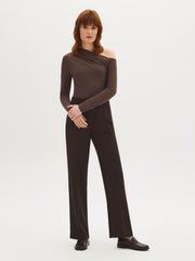 Asymmetrical Off-Shoulder Top