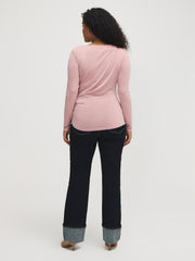 Boat Neck Asymmetrical Top