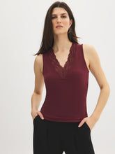 Double Layer Lace-Trim Top