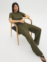 Crochet Wide-Leg Pants