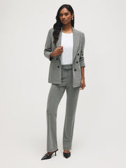 Jacquard Flare Leg Pants