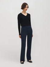 Straight Leg Crepe Pants