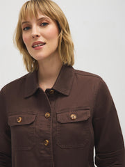 Cotton-Blend Cargo Jacket