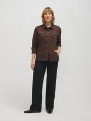 Cotton-Blend Cargo Jacket