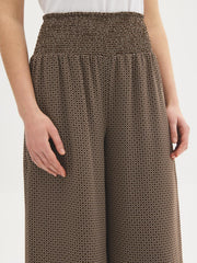 Printed Chiffon Palazzo Pants