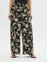 Printed Chiffon Palazzo Pants