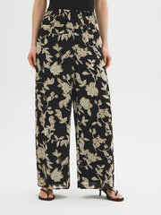 Printed Chiffon Palazzo Pants
