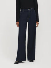 Cotton-Blend Wide-Leg Jeans