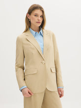 Linen-Blend Blazer