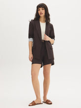 Linen-Blend Blazer