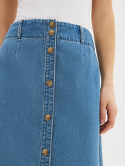 A-Line Denim Skirt