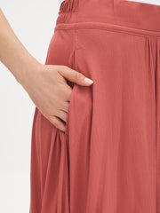 Crinkle Maxi Skirt
