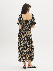 Floral Smocked Maxi Dress