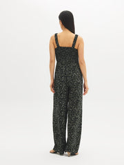 Printed Wide-Leg Jumpsuit