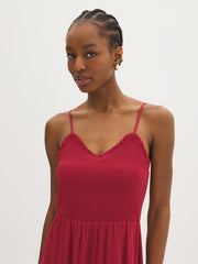 Tiered Chiffon Dress