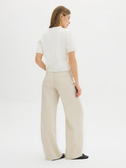 Short Sleeve Button-Front Cardigan