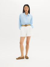 Belted Linen-Blend Shorts