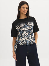 Cotton Floral Knot-Front Top