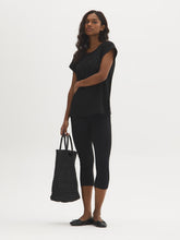 Eyelet Dolman Sleeve Tee