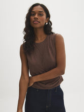 Cotton-Blend Draped Tee