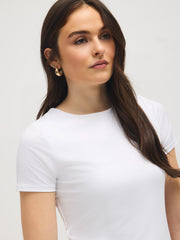 Double Layer Crew Neck T-Shirt