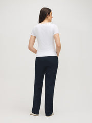 Double Layer Crew Neck T-Shirt