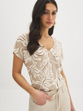 Printed Dolman Sleeve Jersey T-Shirt