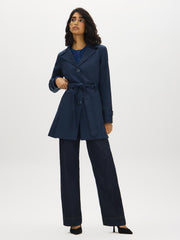 Cotton-Blend Trench Coat
