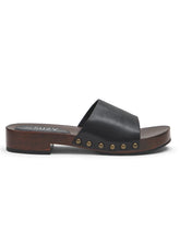 Faux Leather Platform Clogs
