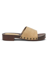 Soft Faux Leather Platform Clogs