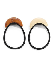 2-Pack Of Resin Hair Elastics