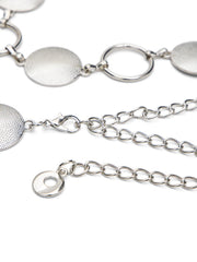 Silver Metal Chain Belt
