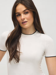 Contrast Trim Top