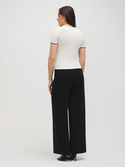 Contrast Trim Top