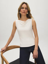 Sleeveless Cowl Neck Double Layer Top