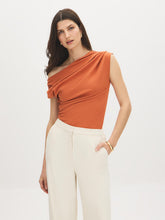 Off-Shoulder Scuba Crepe Top