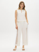 Crochet Insert Cropped Pants