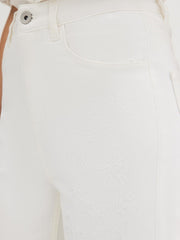 Cotton Embroidered Straight-Leg Jeans