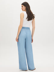 Denim Wide-Leg Pants