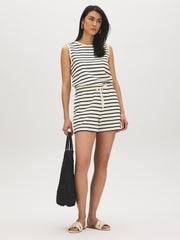 Striped French Terry Shorts