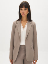 Cuff Open-Front Blazer