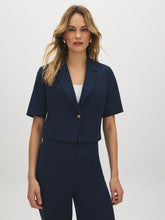 Short Sleeve Cropped Blazer