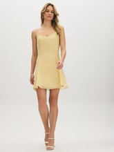 Ditsy Print Chiffon Mini Dress